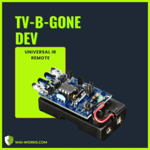 IR remote hacking device for privacy and security testing.