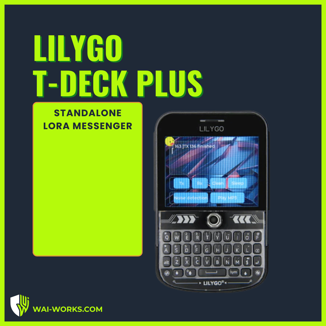 LilyGO T-Deck Plus | Standalone LoRa/Meshtastic Communicator with Keyboard