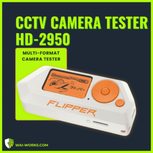 CCTV camera tester HD-2950 for professional security system setup.