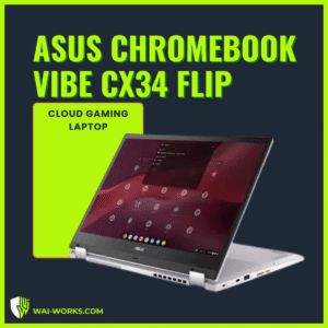 ASUS Chromebook Vibe CX34 Flip | 144Hz Cloud Gaming Laptop