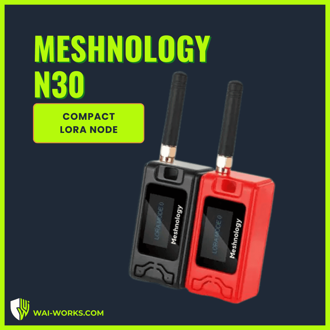 LoRa Mesh Network Node for Secure Wireless Communication.
