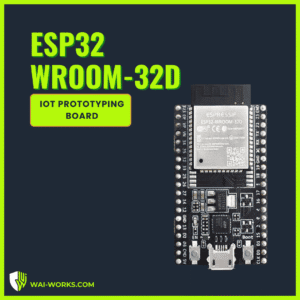 ESP32-WROOM-32D IoT prototyping development board for wireless projects.