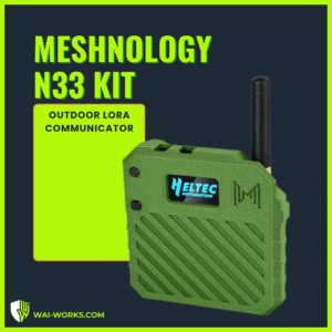 Meshnology N33 Kit | High-Power LoRa/Meshtastic Device for Outdoor Coverage