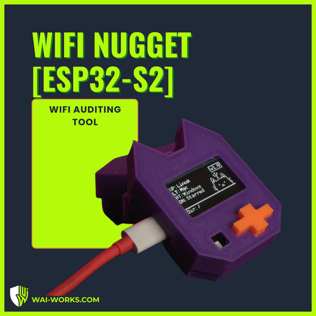 WiFi Nugget | Beginner-Friendly WiFi Gadget for Network Auditing