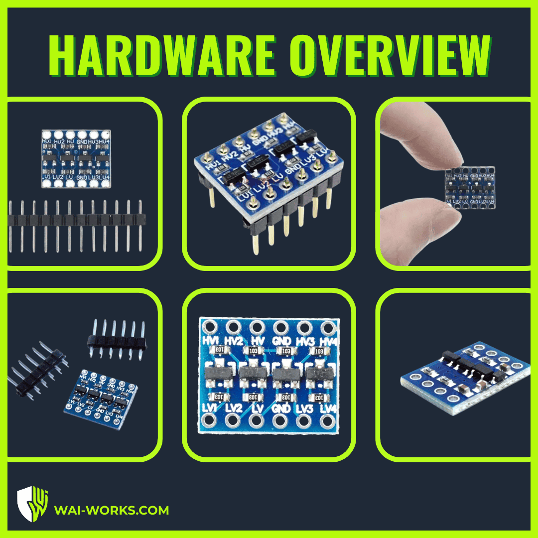 Bi-Directional 4-Channel Logic Level Converter for Microcontrollers.