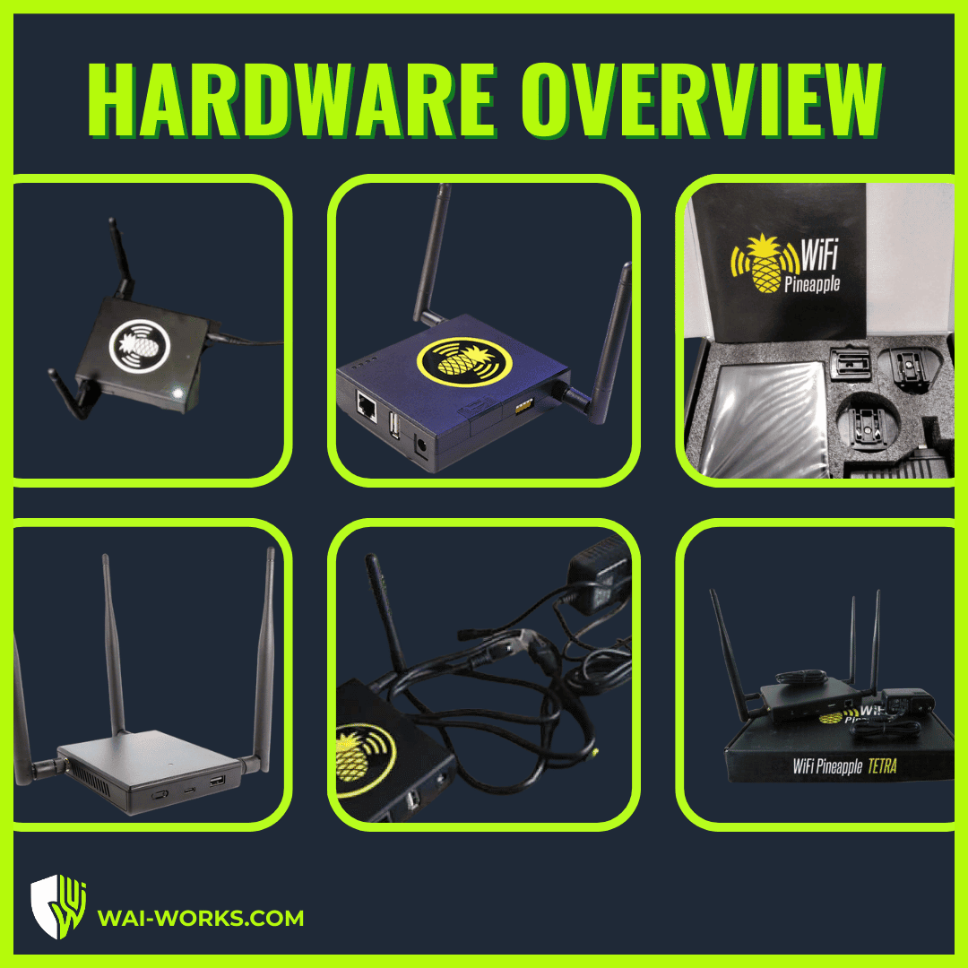 Wireless auditing device for Wi-Fi security testing and penetration testing.