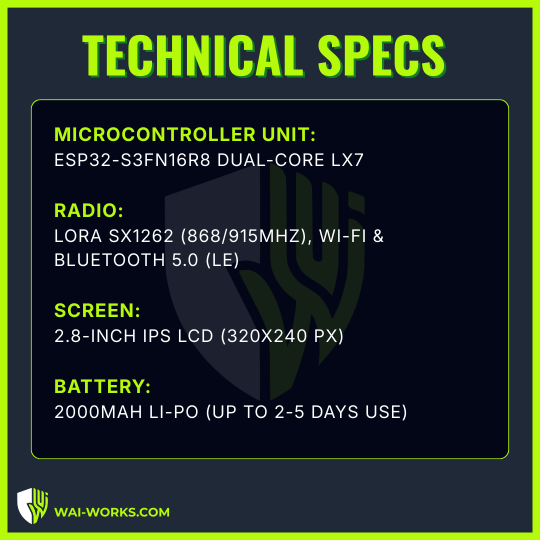 LilyGO T-Deck Plus | Standalone LoRa/Meshtastic Communicator with Keyboard - Image 3