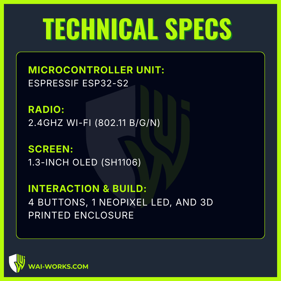 WiFi Nugget | Beginner-Friendly WiFi Gadget for Network Auditing - Image 3