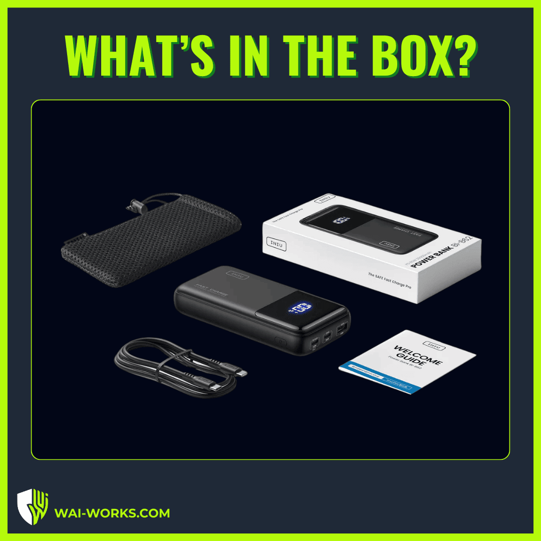 High-capacity 20,000mAh power bank designed for Raspberry Pi and SDR devices, ensuring reliable port.