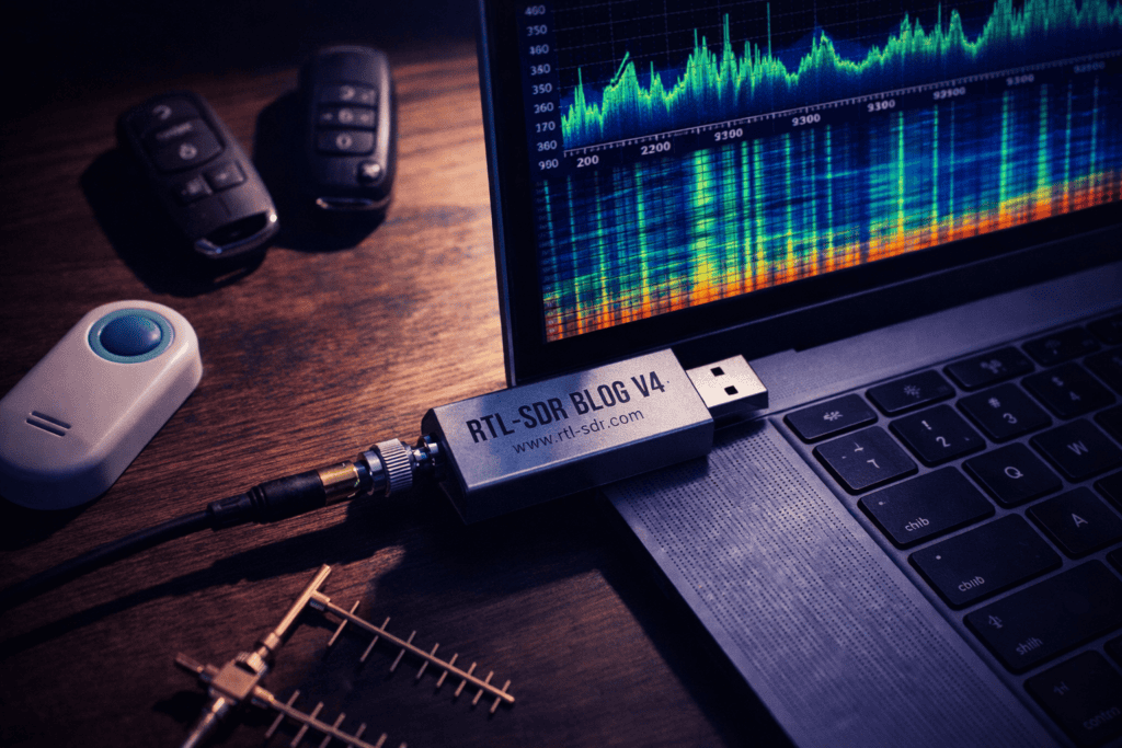 RTL-SDR Security Research: Analyzing Sub-GHz Signals from Car Keys to IoT Devices