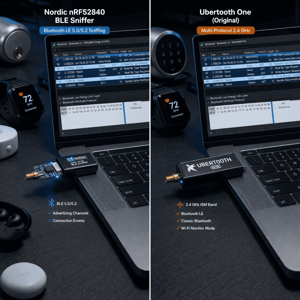 Bluetooth LE Sniffer vs Ubertooth One: Which BLE Testing Tool Should You Choose?