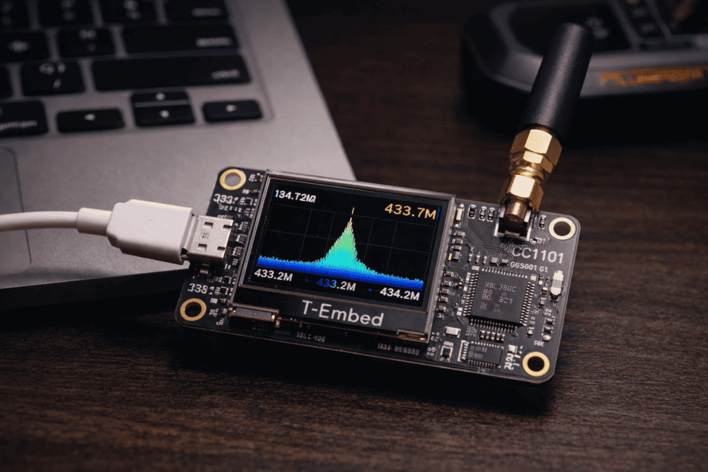 T-Embed CC1101 Board Guide: Sub-GHz RF Hacking with ESP32 and Flipper Zero Integration