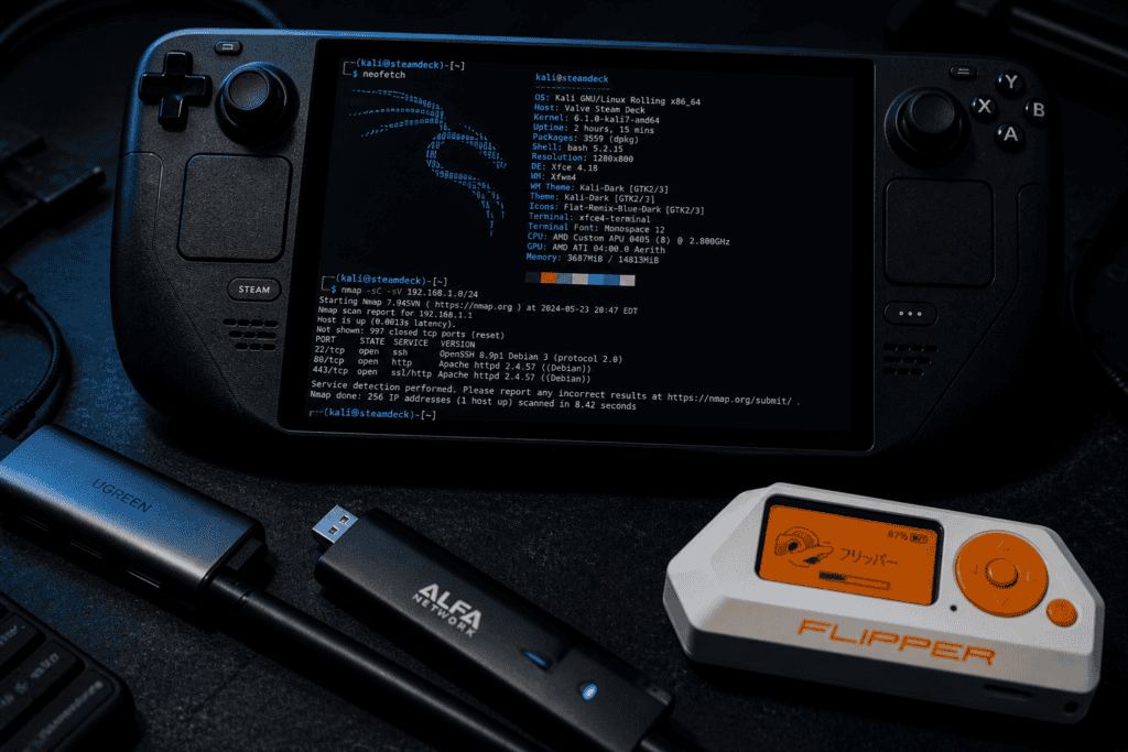 Steam Deck OLED as a Handheld Pentesting Machine